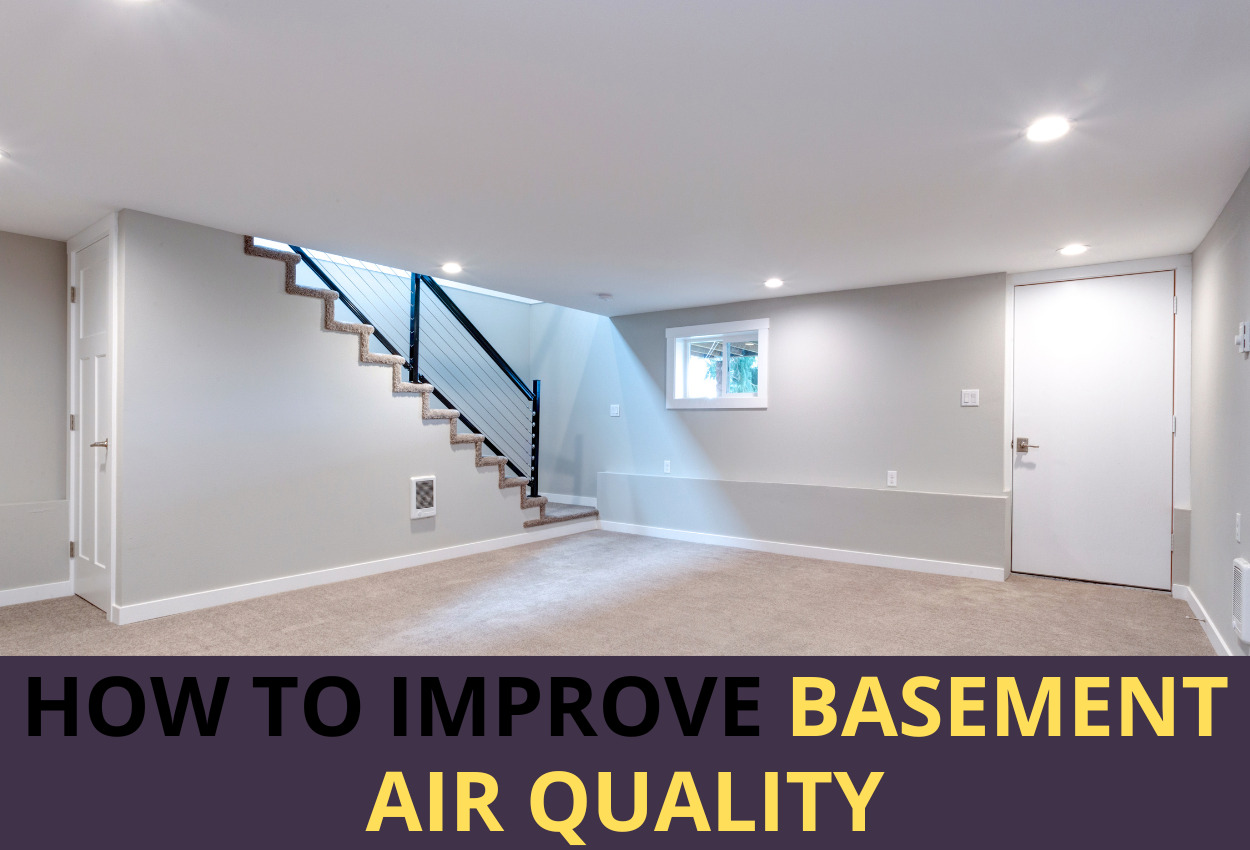 how to improve basement air quality