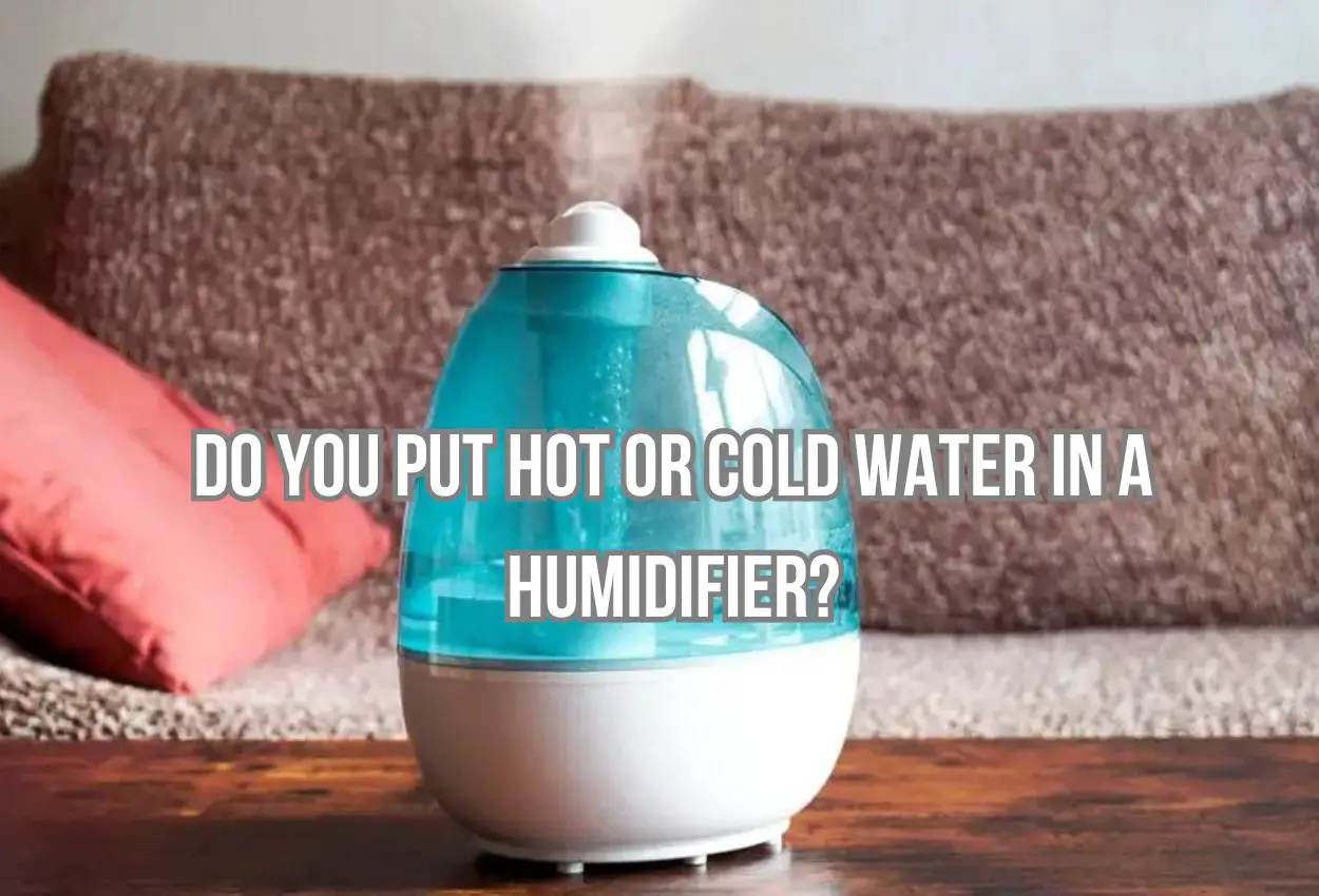 Do you put hot or cold water in a humidifier?